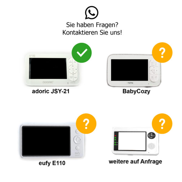 Akku für Babyphone adoric, eufy, BabyCozy, Homeasy u. a. – Bild 2